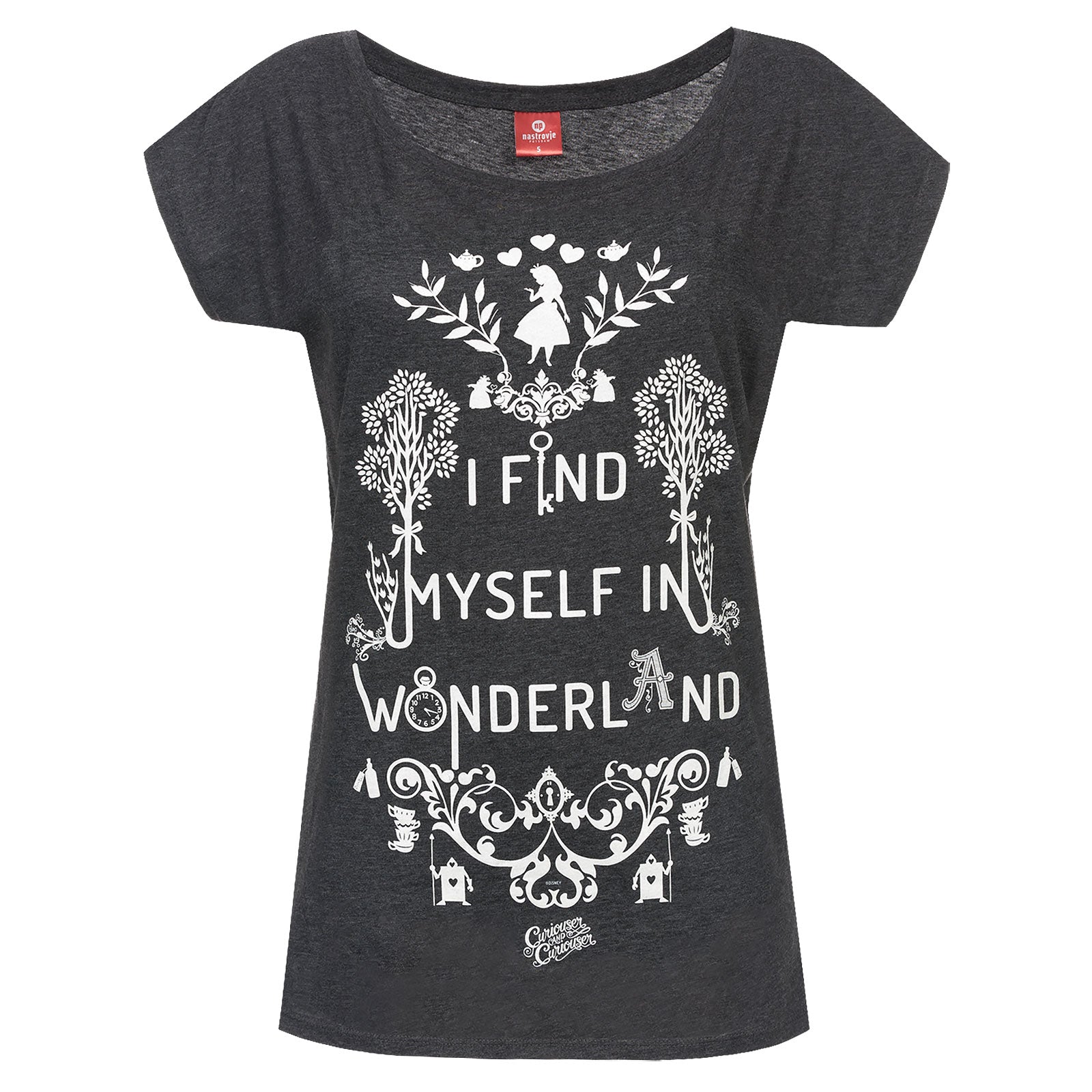 Product image Alice in Wonderland - Wonderland Women's Loose Fit T-Shirt Grey