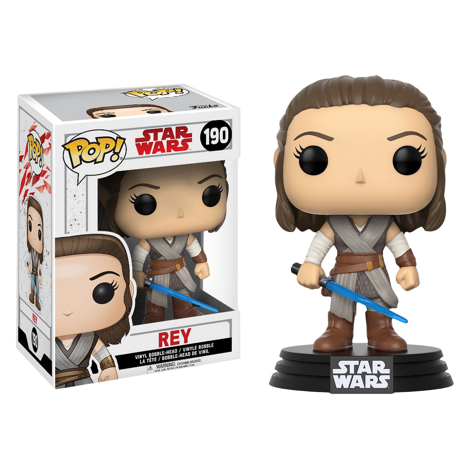 Product image Star Wars - Rey with Lightsaber Bobblehead Figure