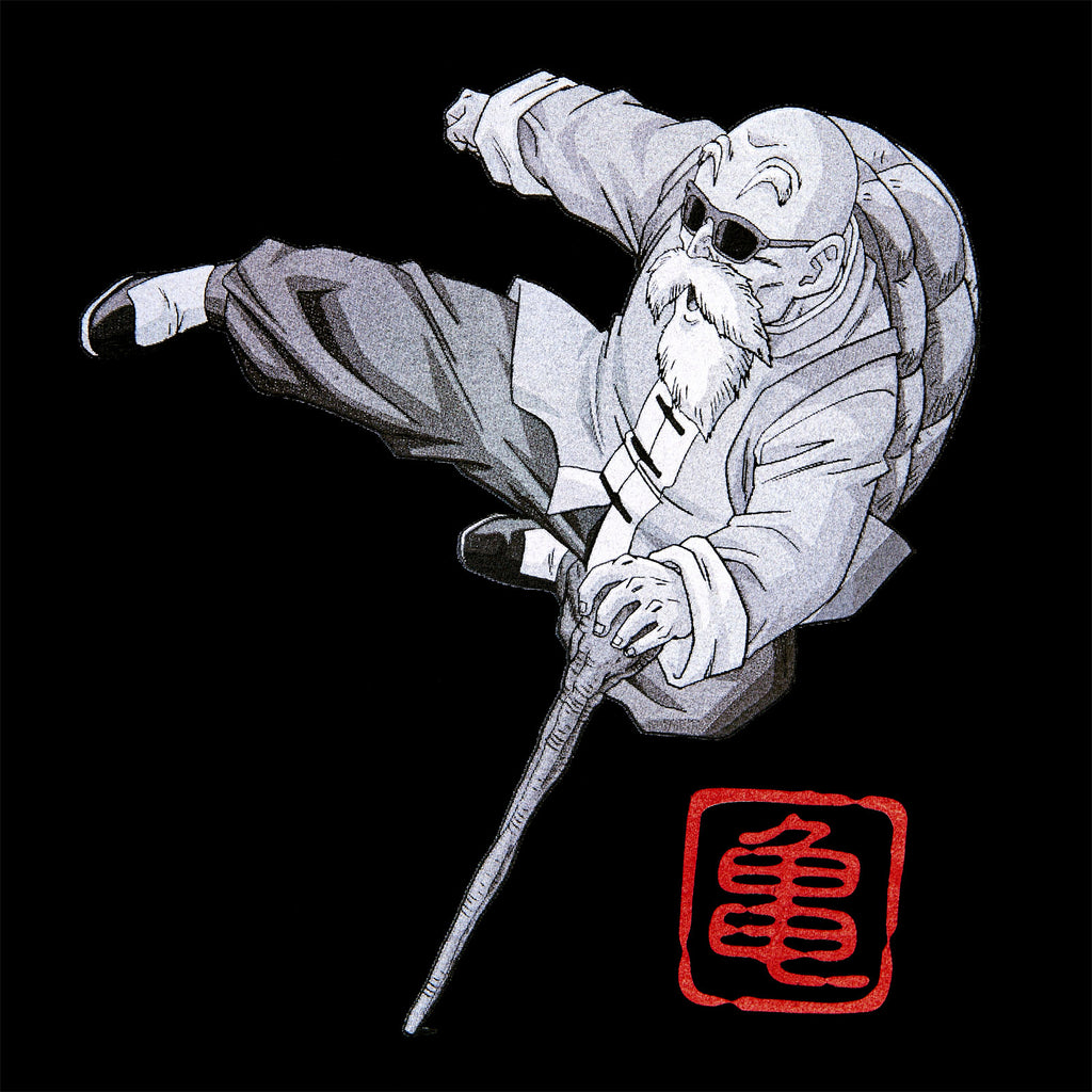 Product image Dragon Ball Z - Muten Roshi Kick T-Shirt Black