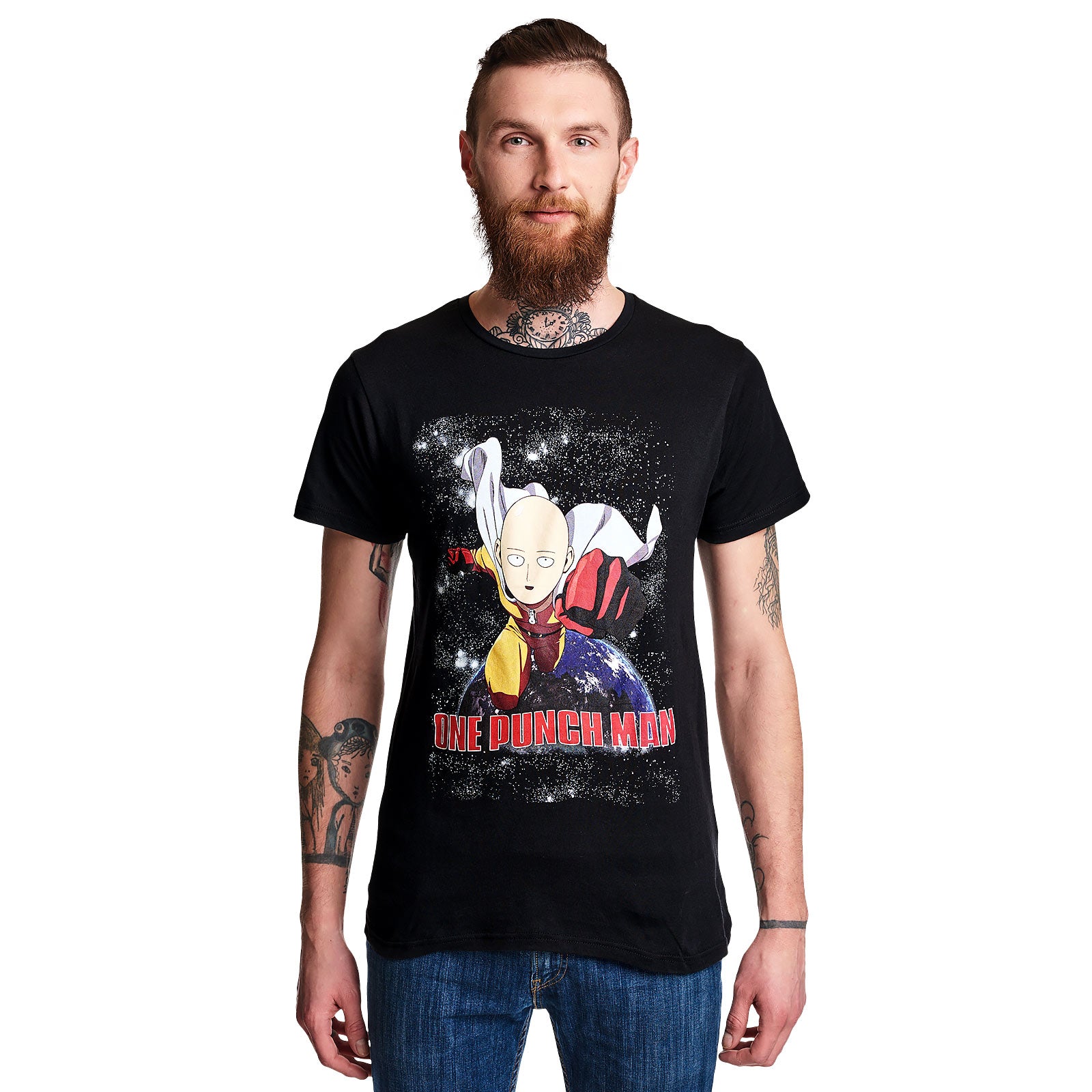 Product image One Punch Man - Fight T-Shirt Black