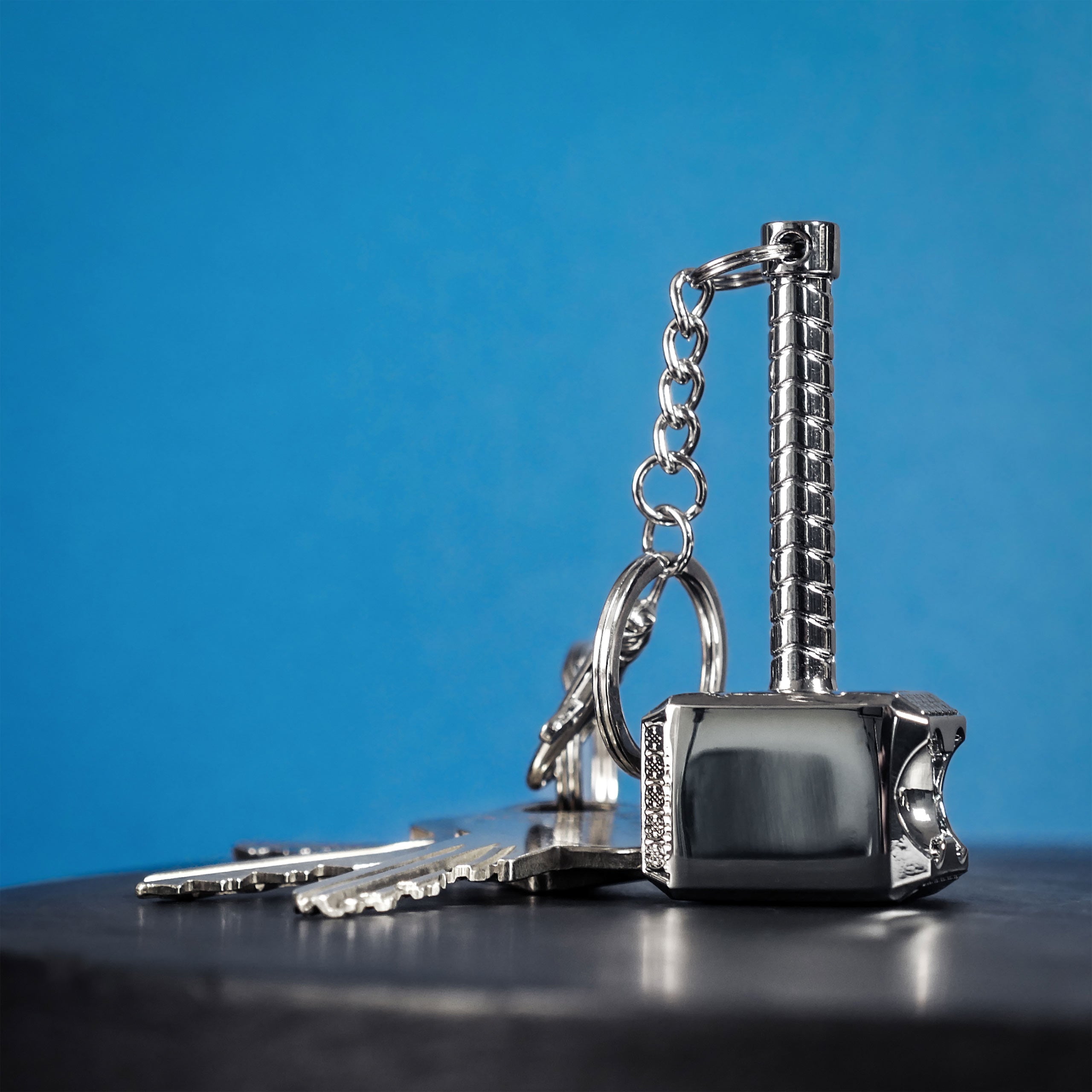 Product image Thor's Hammer Keychain with Bottle Opener