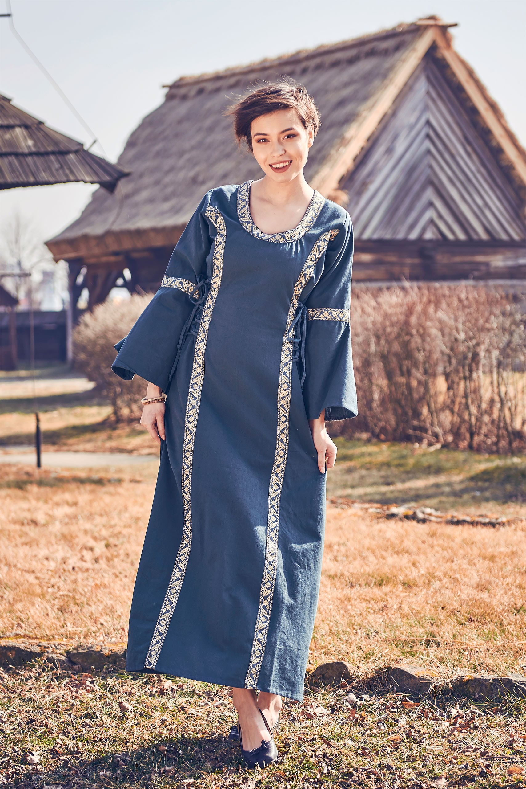 Product image Medieval Dress Reinhild Blue