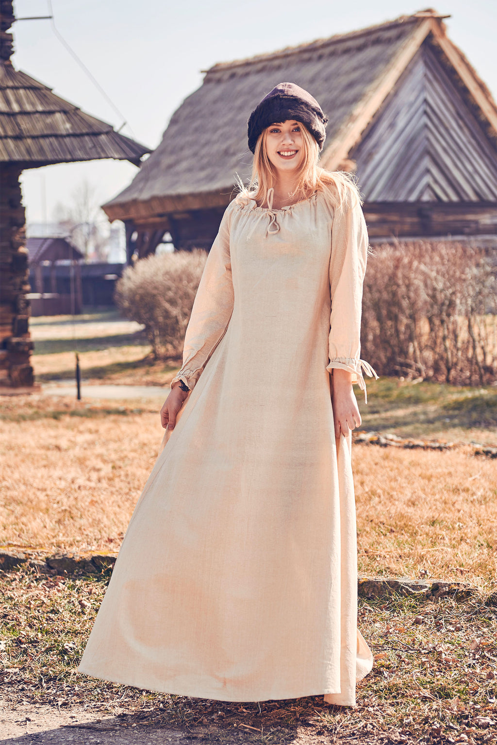 Product image Medieval Long Sleeve Dress Beige