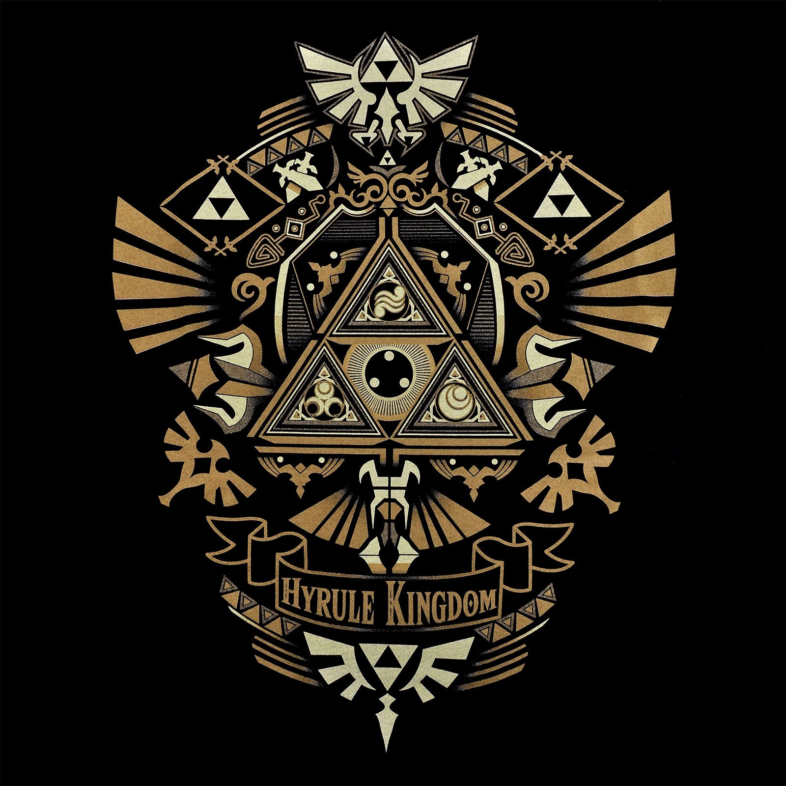 Product image Zelda - Hyrule Kingdom T-Shirt Black