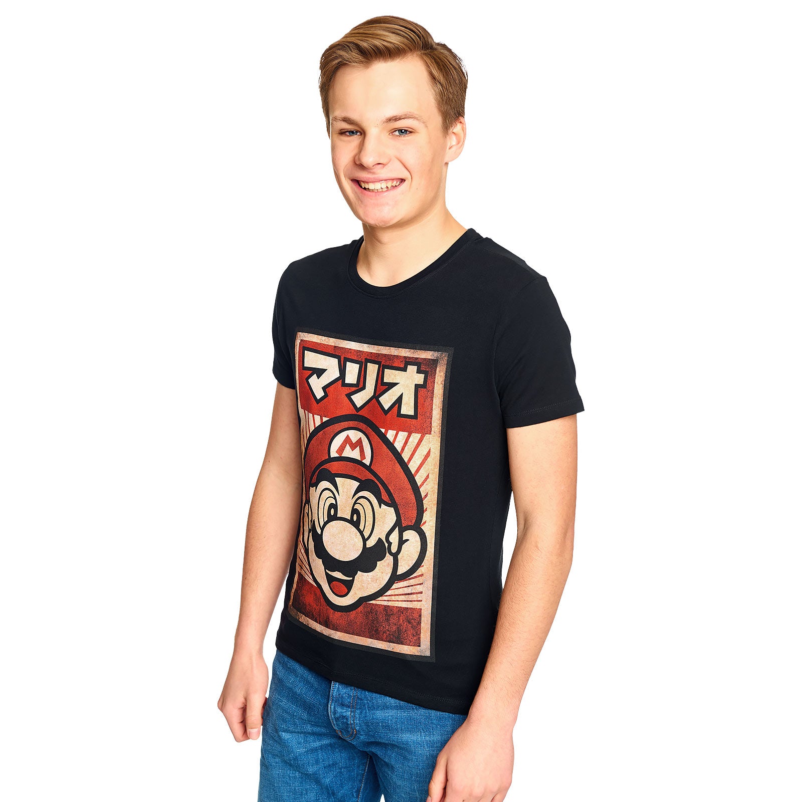 Product image Super Mario Propaganda Poster T-Shirt Black