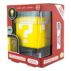 Product image Super Mario - question mark block 3D table lamp