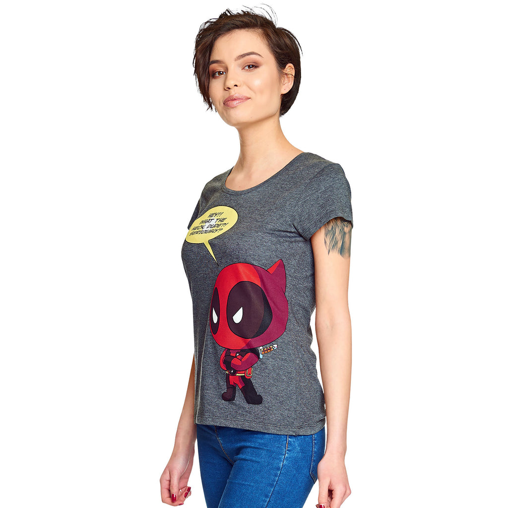 Product image Deadpool - Chibi Women's T-Shirt Grey