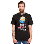 Product image Minions - No Adult Today T-Shirt black