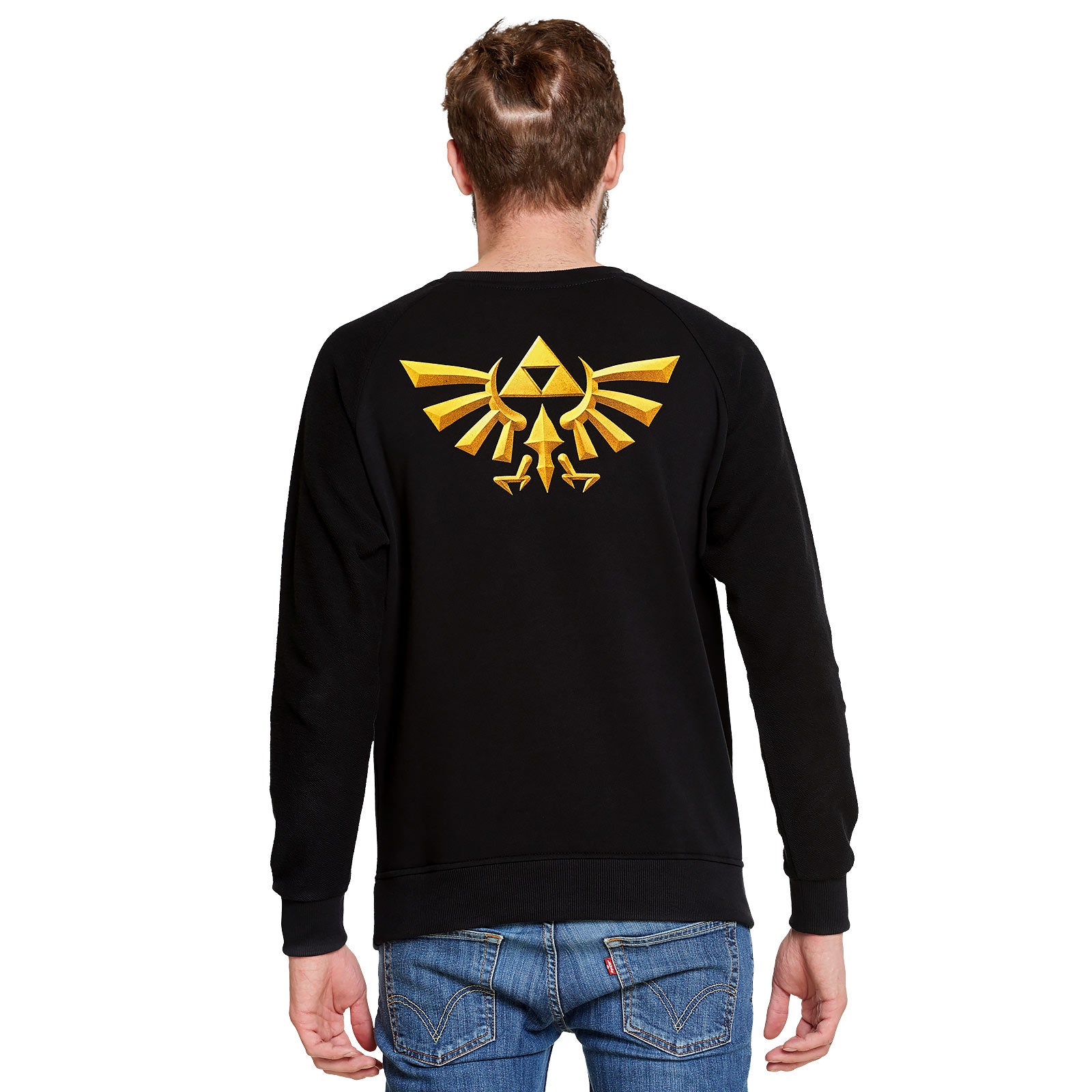 Product image Zelda - Triforce Hyrule Logo Sweater Black