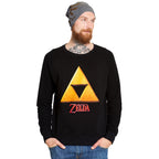 Product image Zelda - Triforce Hyrule Logo Sweater Black