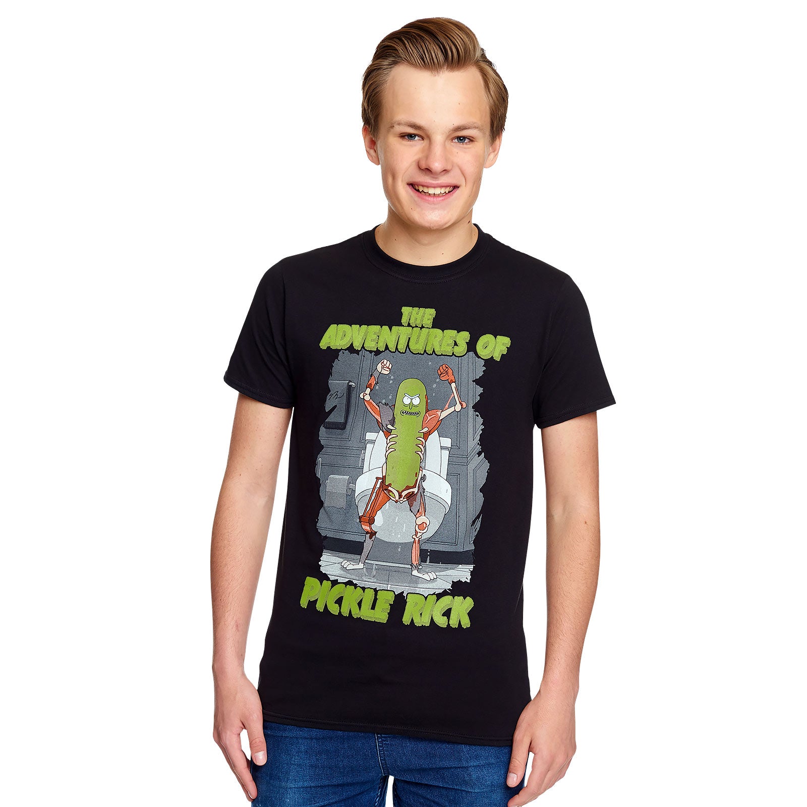 Product image Rick and Morty - Adventures of Pickle Rick T-Shirt black