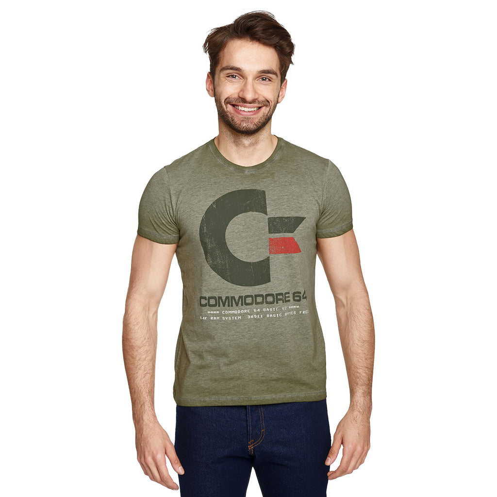 Product image Commodore 64 - Vintage Logo T-Shirt Olive