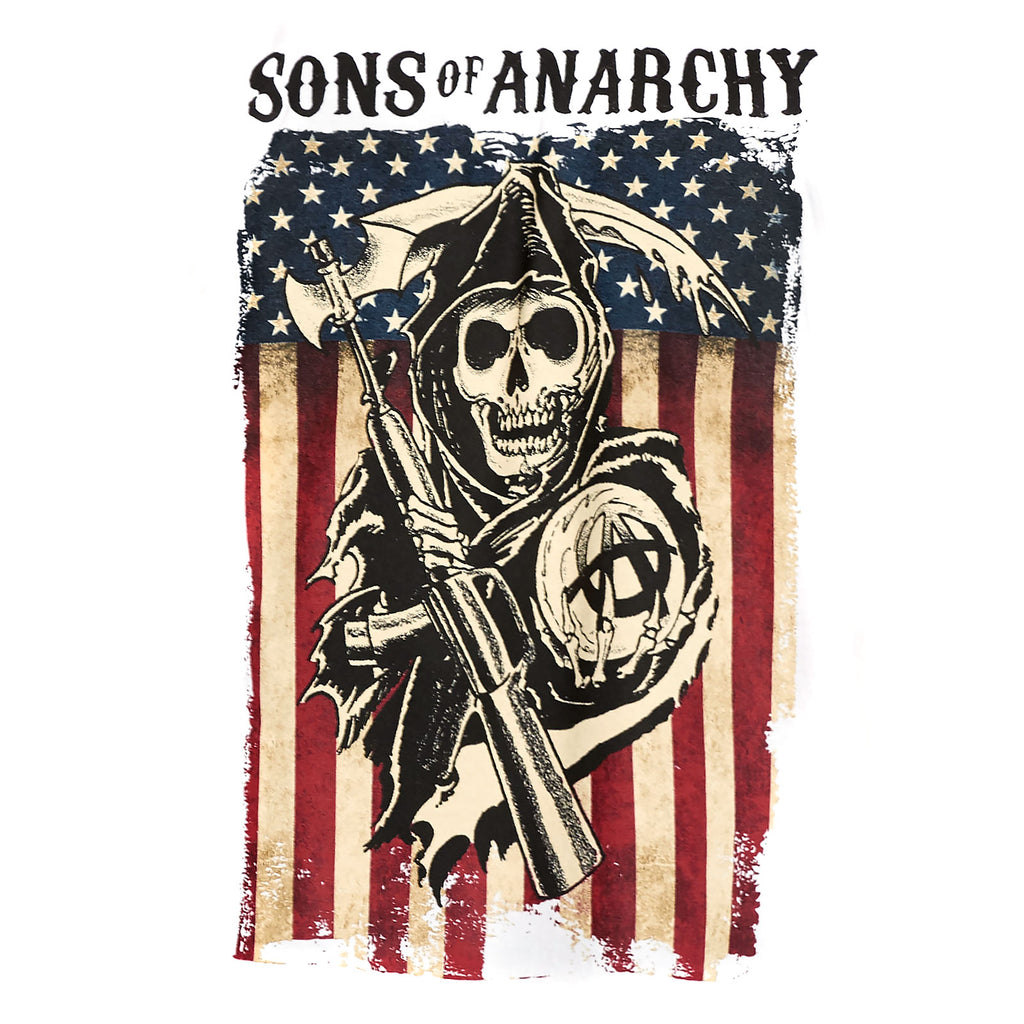 Product image Sons of Anarchy - Reaper Flag T-Shirt white
