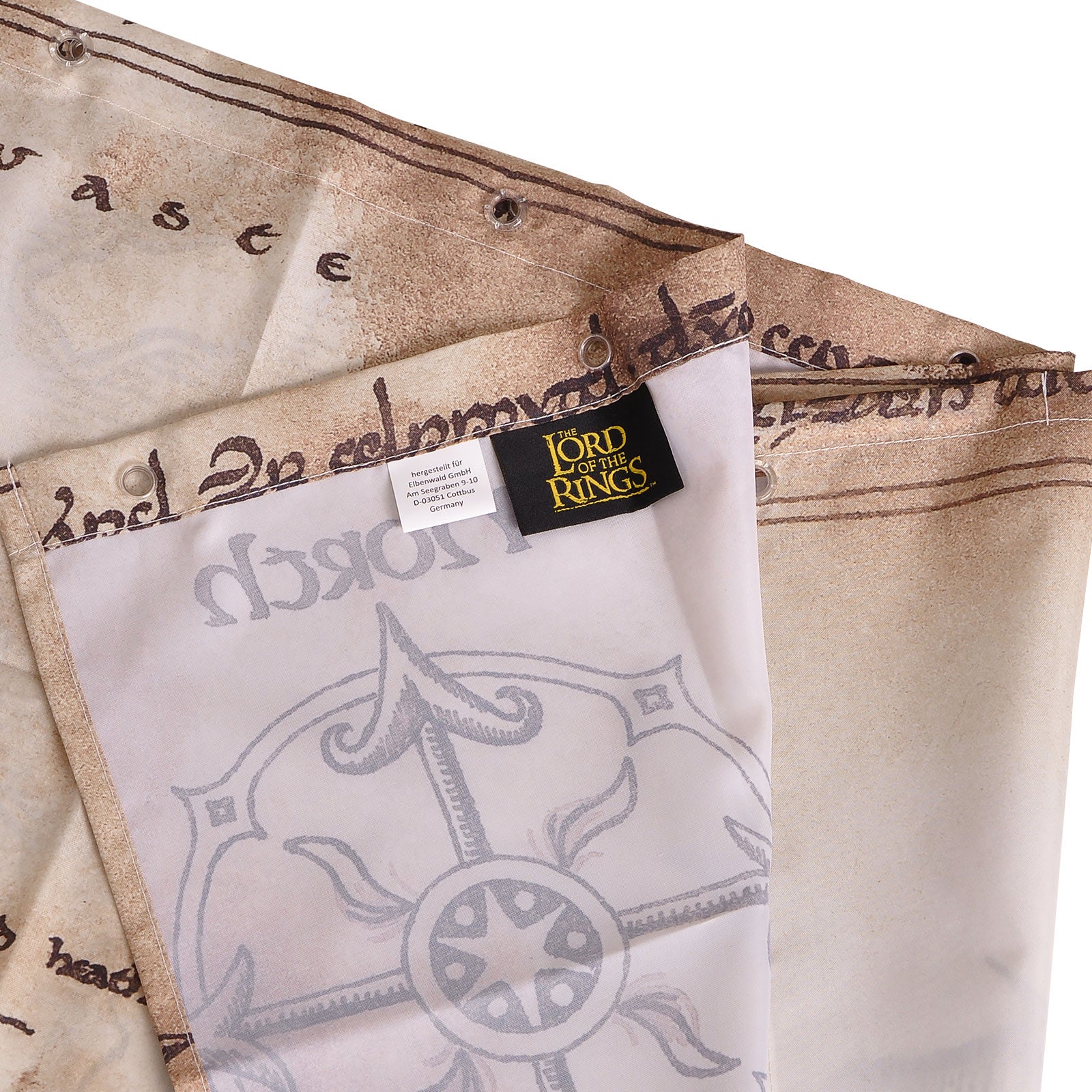 Product image The Lord of the Rings - Middle-earth Map Shower Curtain