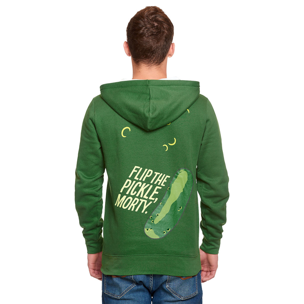 Product image Rick and Morty - Pickle Rick Face Hoodie green