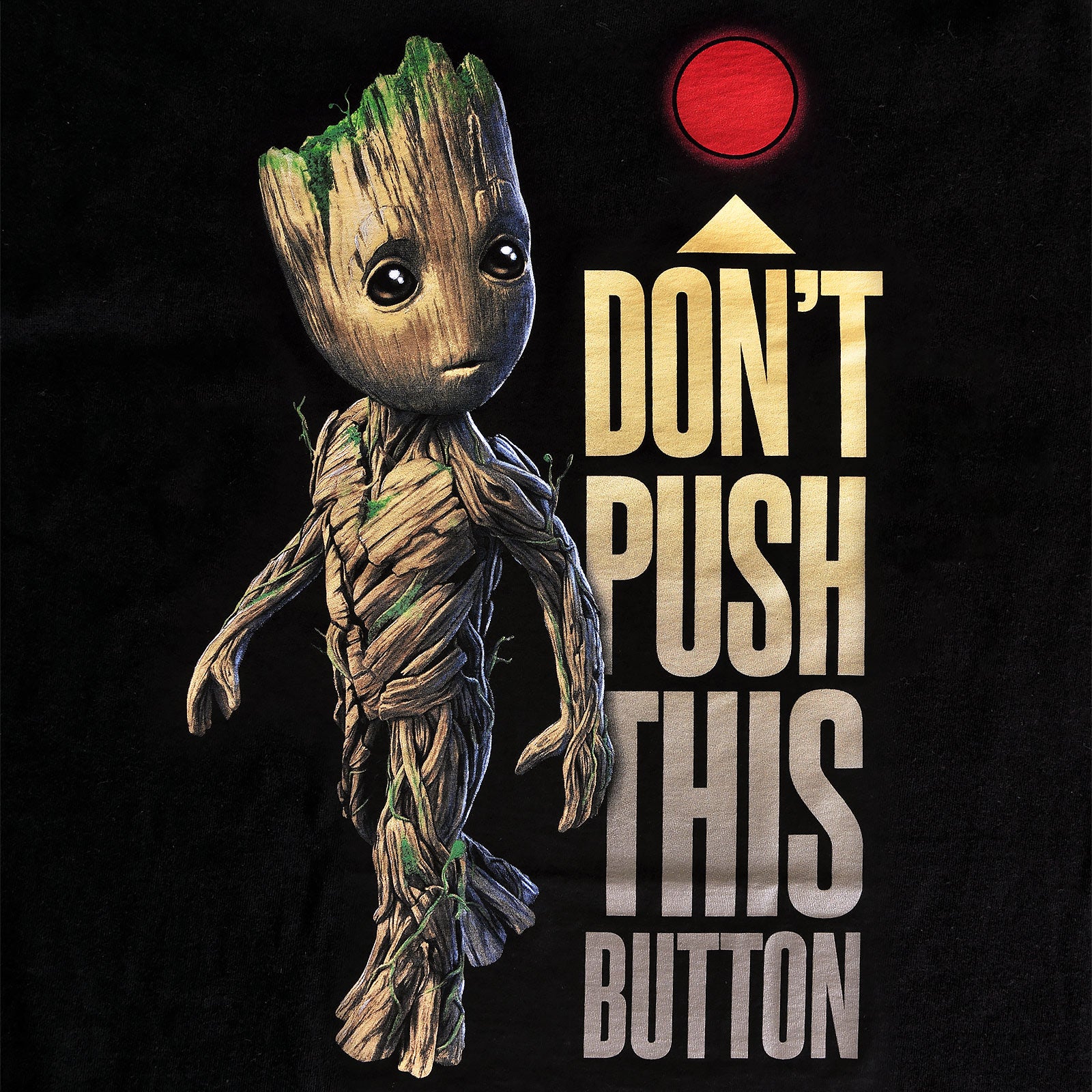 Product image Guardians of the Galaxy - Groot Button Women's T-Shirt Black