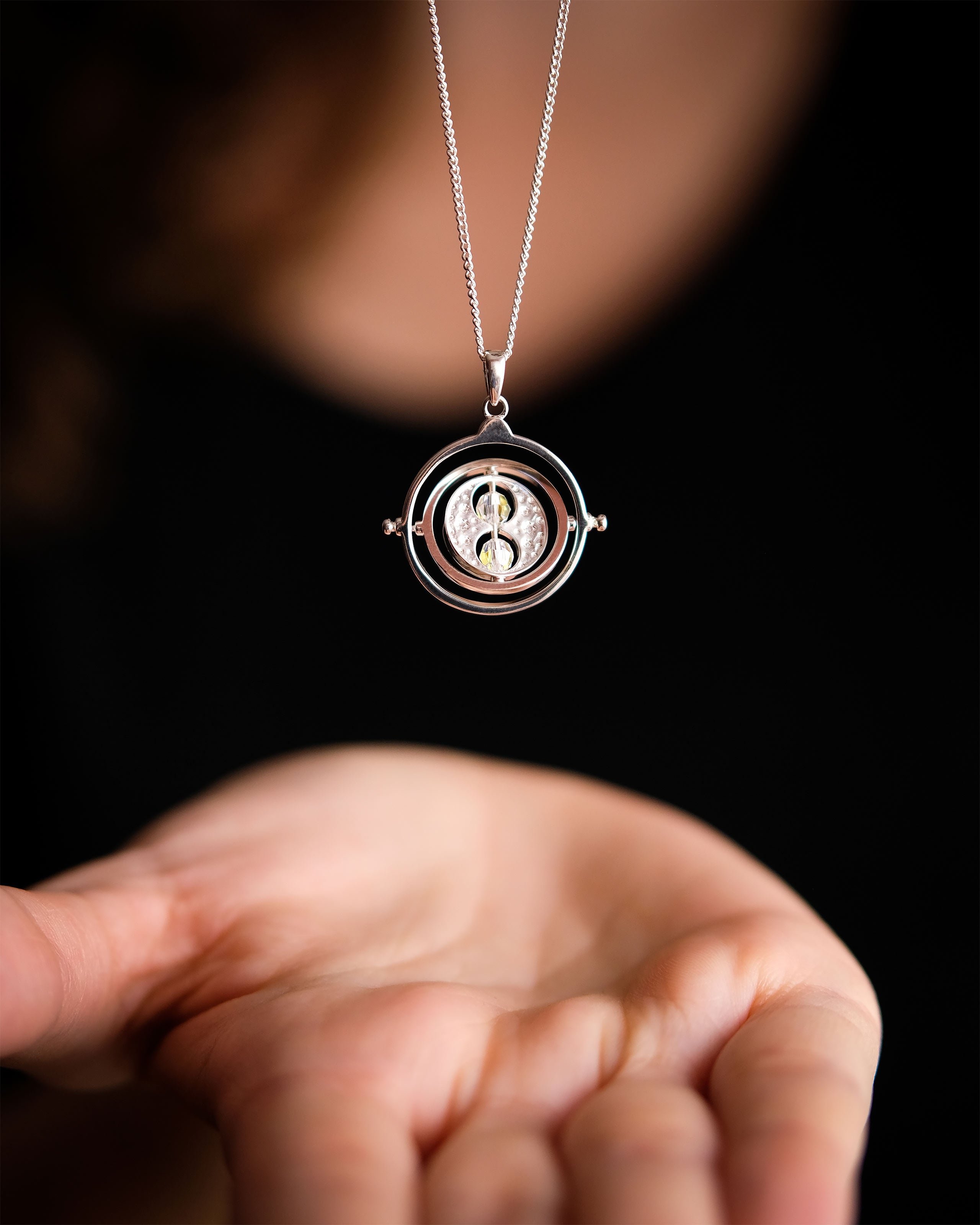 Product image Harry Potter - Time-Turner Necklace with Crystals Silver