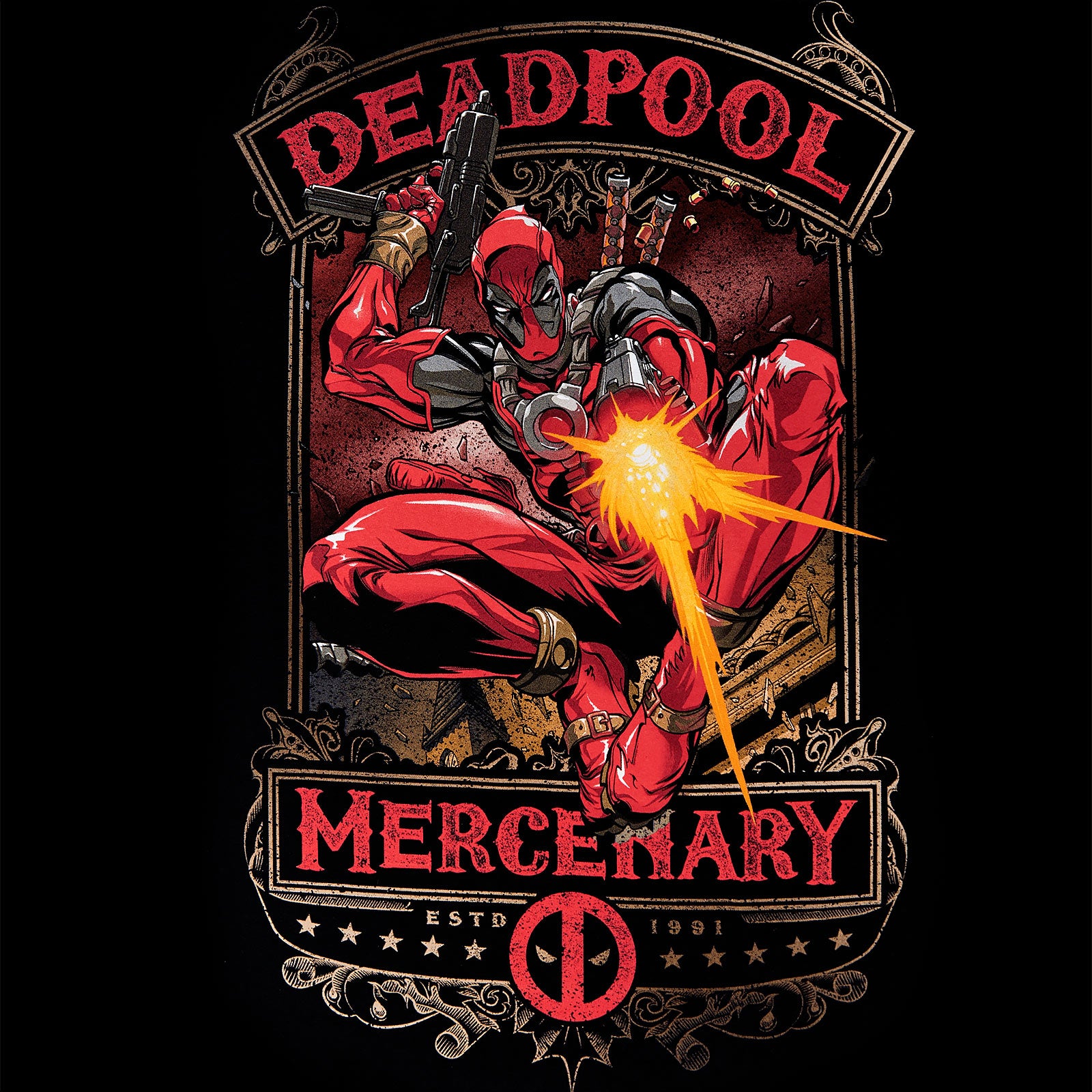 Product image Deadpool - Mercenary T-Shirt Black