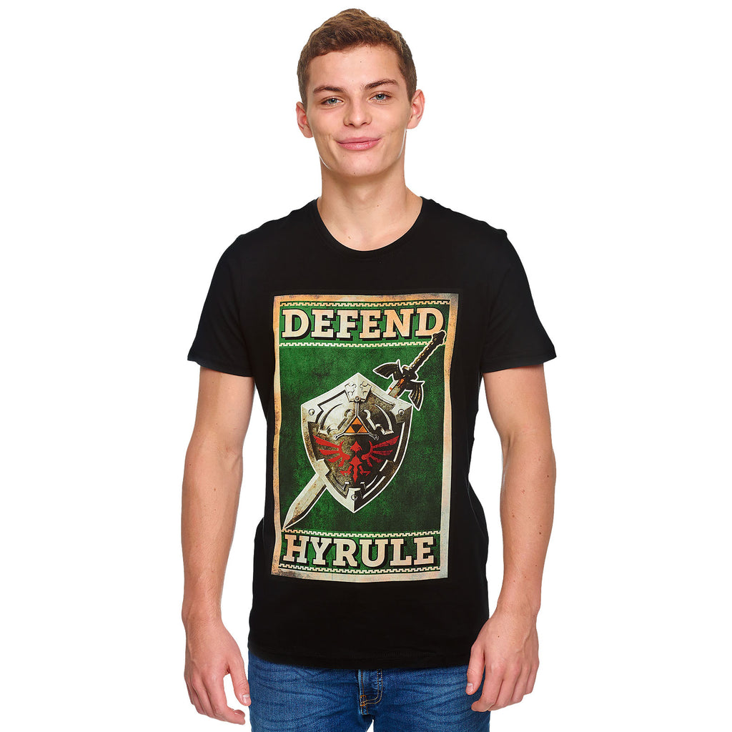 Product image Zelda - Defend Hyrule Propaganda Poster T-Shirt Black
