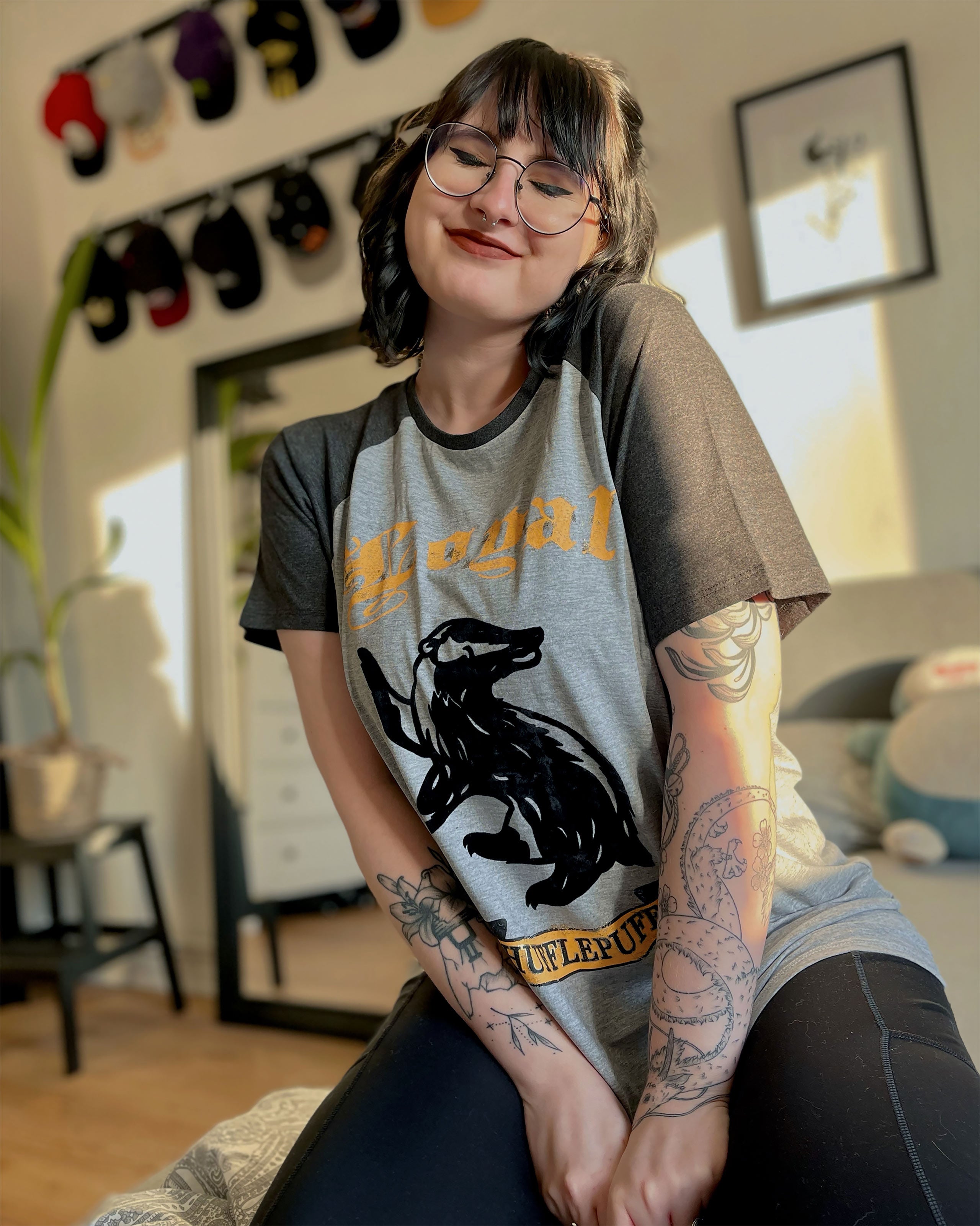 Product image Harry Potter - Loyal Hufflepuff T-Shirt Grey