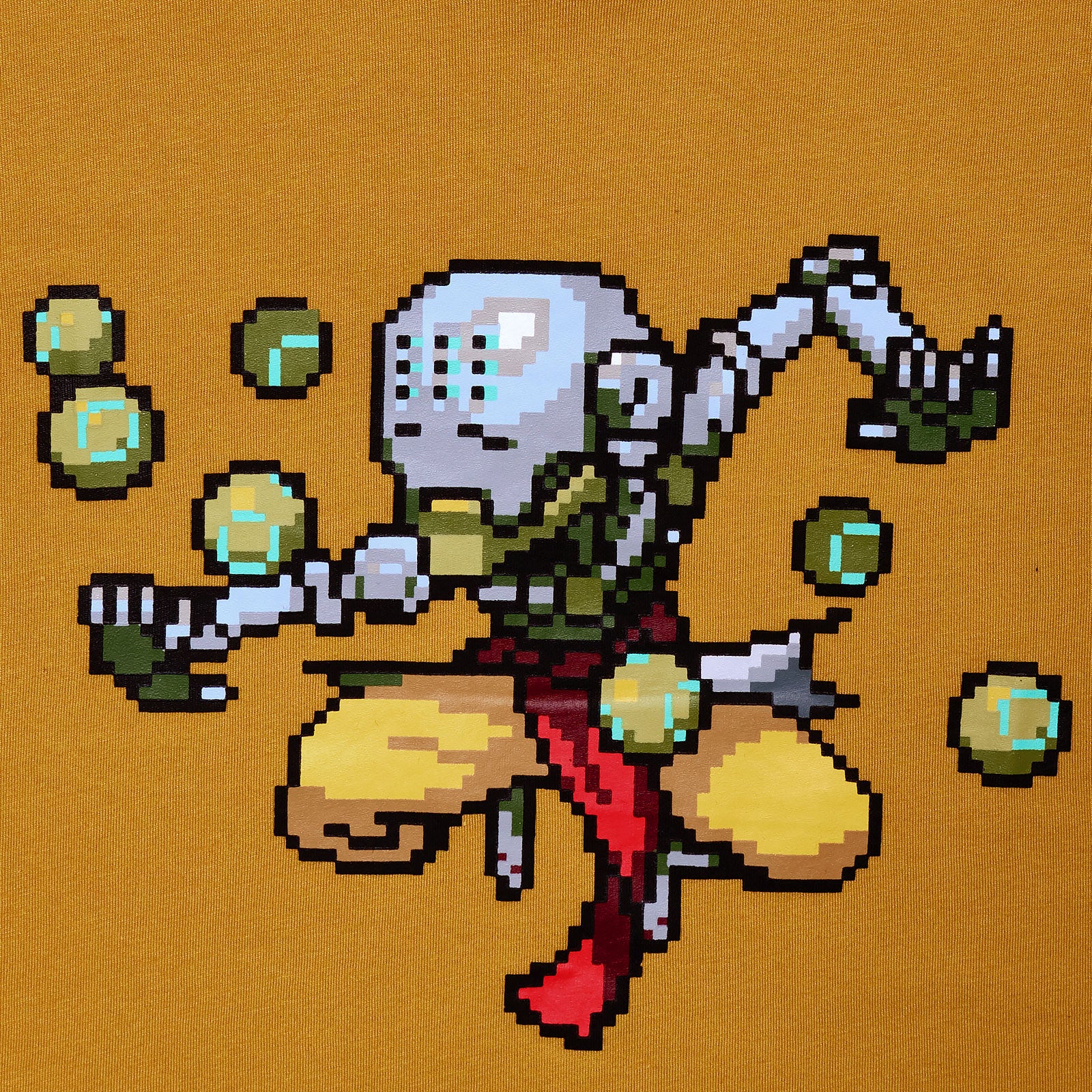 Product image Overwatch - Zenyatta Pixel T-Shirt yellow