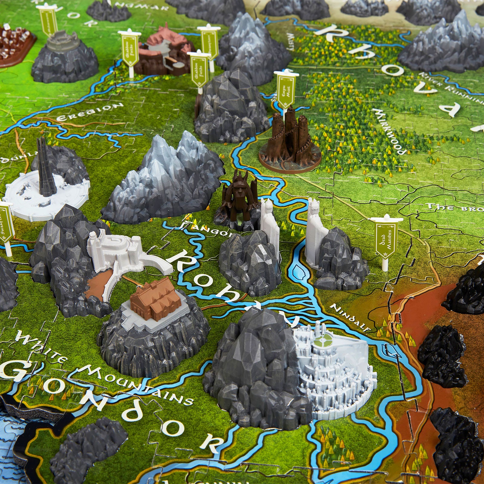 Product image The Lord of the Rings - Middle Earth 4D Puzzle