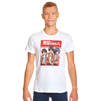 Product image Attack on Titan - Survey Corps Trio T-Shirt white