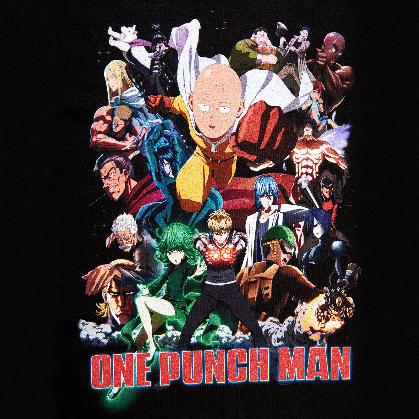 Product image One Punch Man - Collage T-Shirt black
