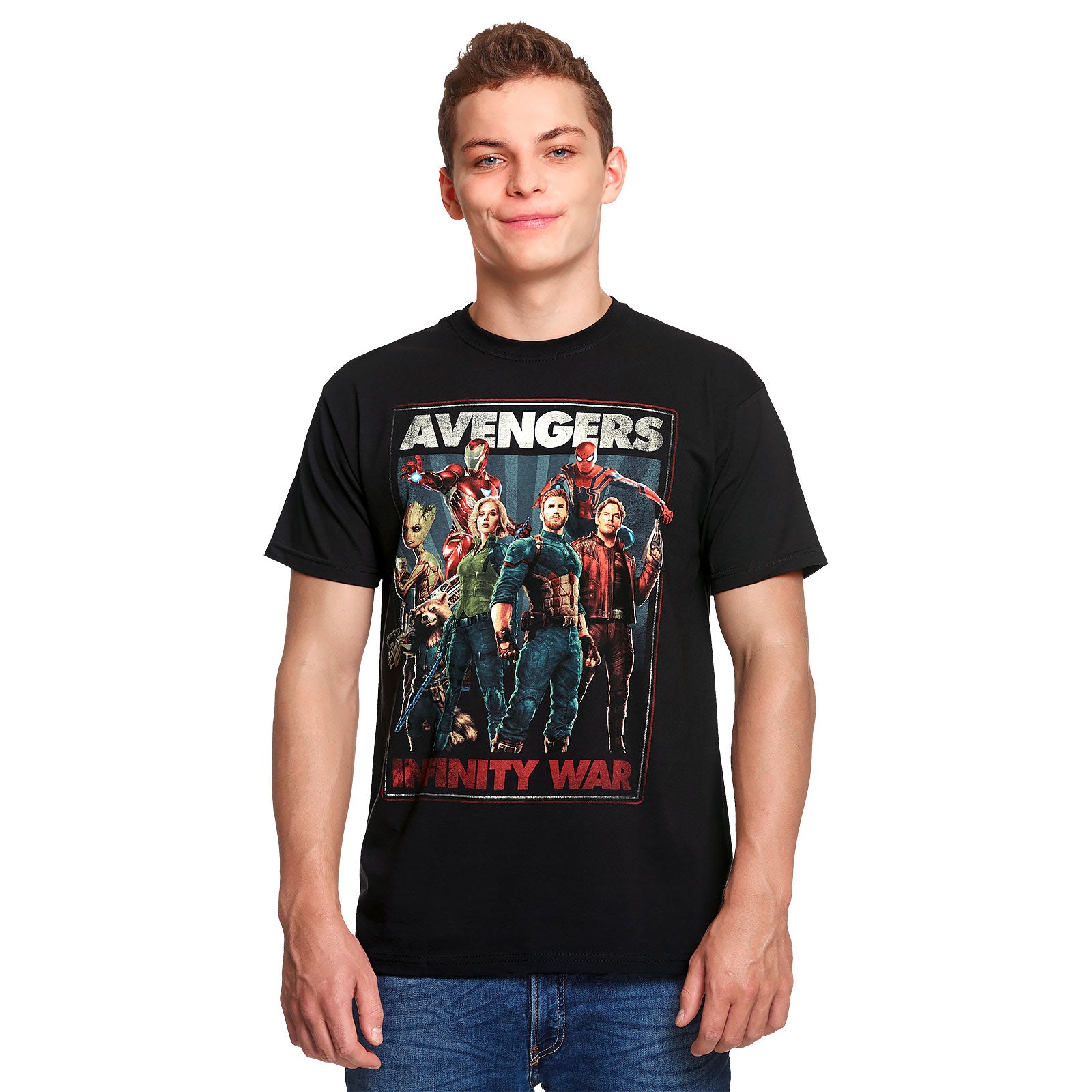 Product image Avengers - Infinity Heroes Collage T-Shirt black