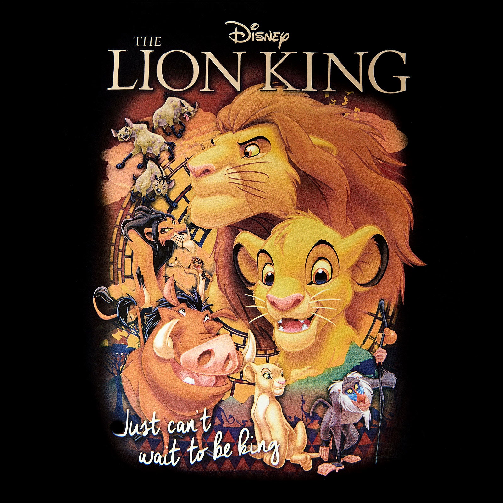 Product image Lion King - Poster T-Shirt Black