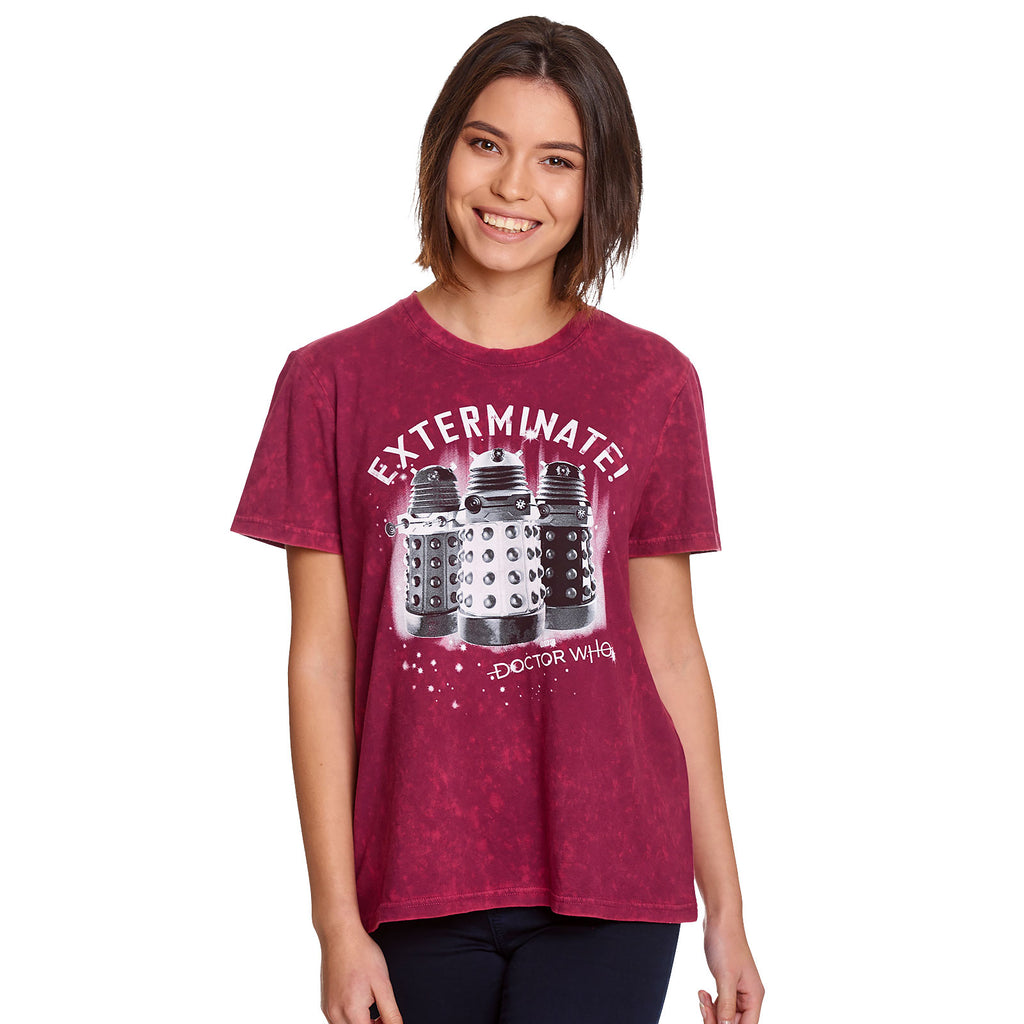 Product image Doctor Who - Daleks Exterminate Women's T-Shirt Red