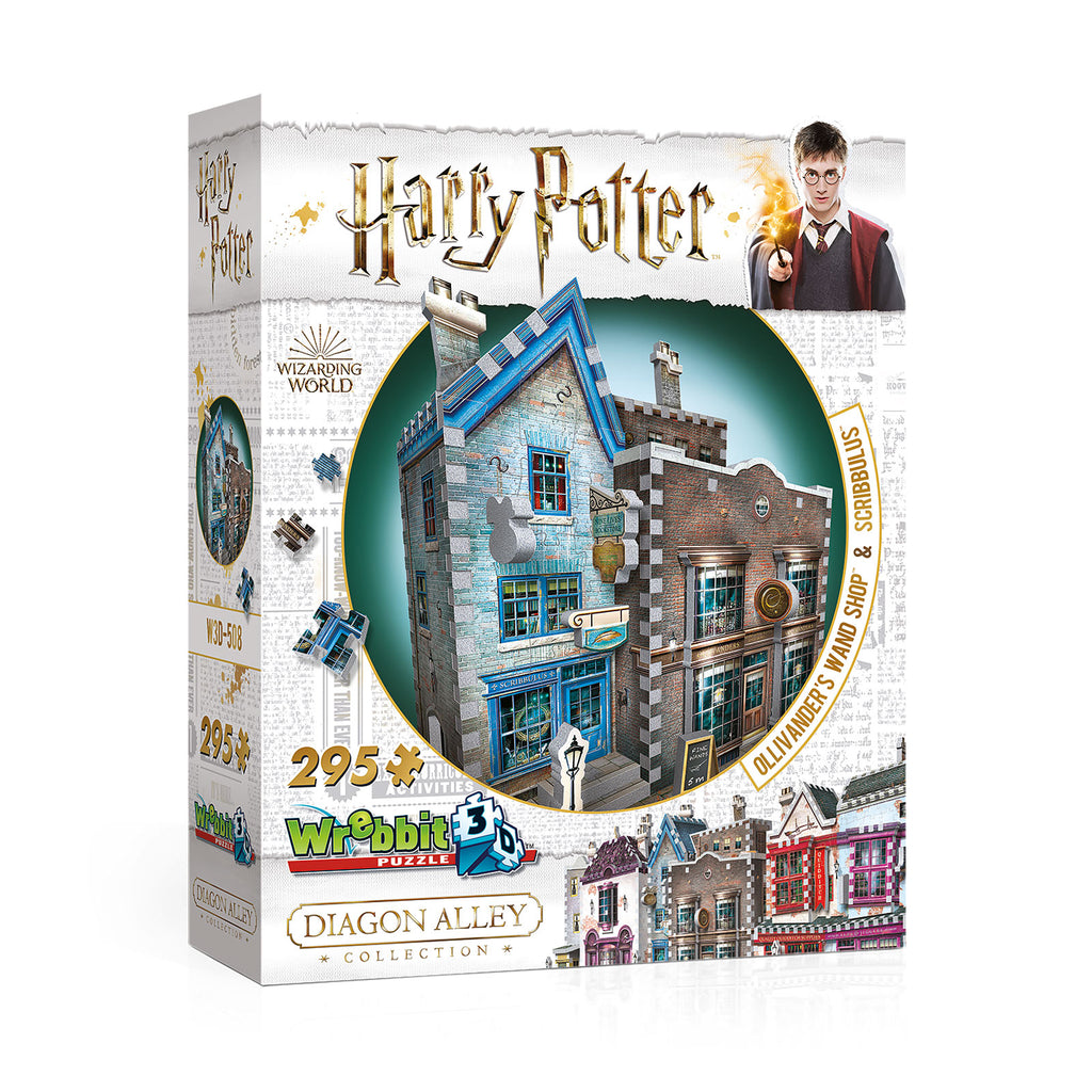 Product image Harry Potter - Ollivanders Wand Shop & Scribbulus' Stationery 3D Puzzle