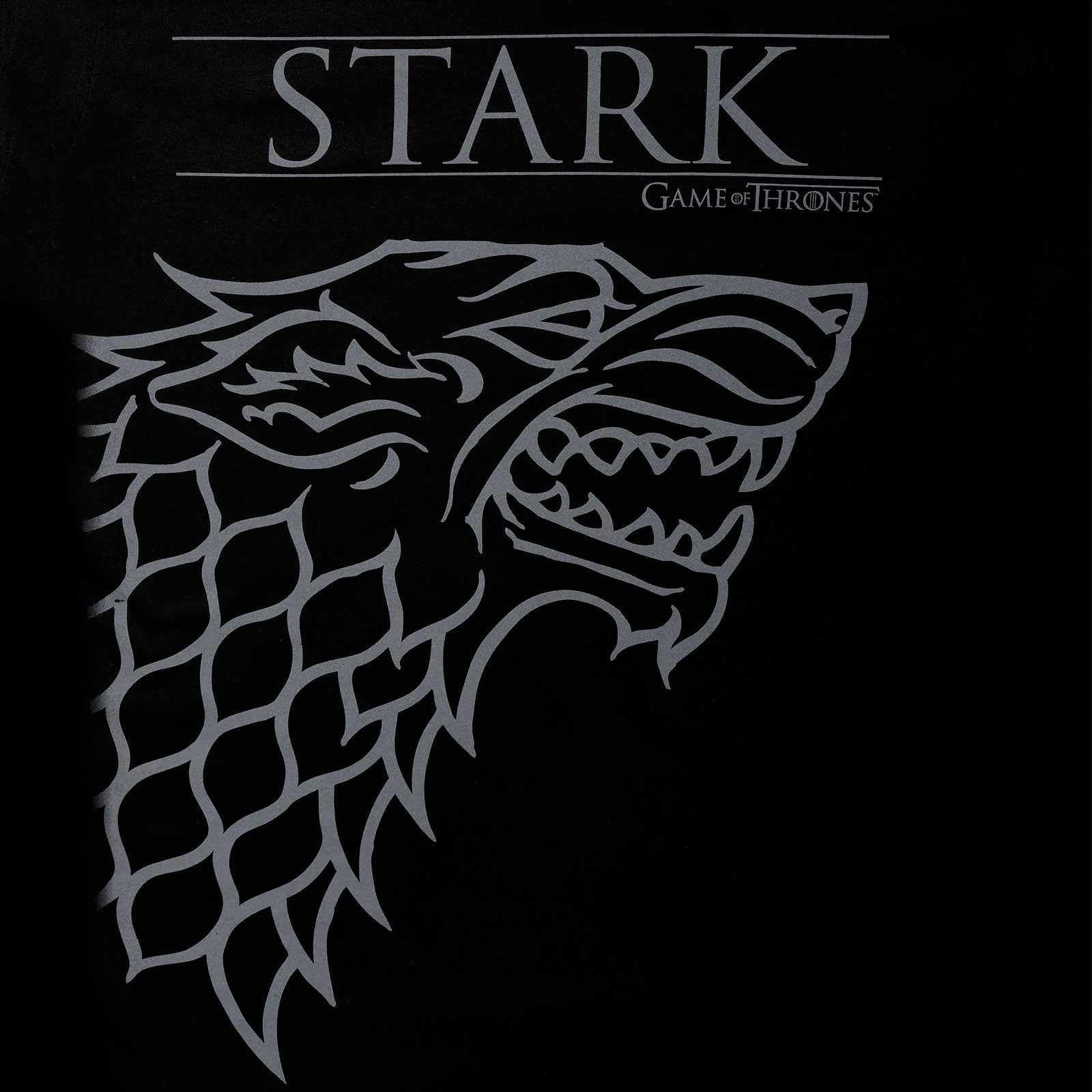 Product image Game of Thrones - Shadow Wolf House Stark T-Shirt Black