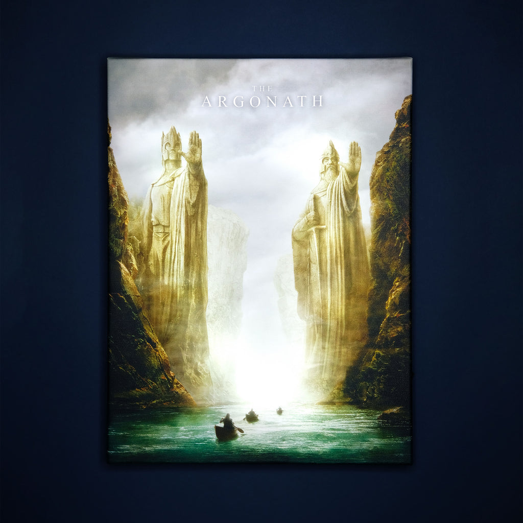 Product image The Lord of the Rings - Argonath wall picture with light
