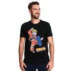 Product image Naruto Uzumaki Kick T-Shirt Black