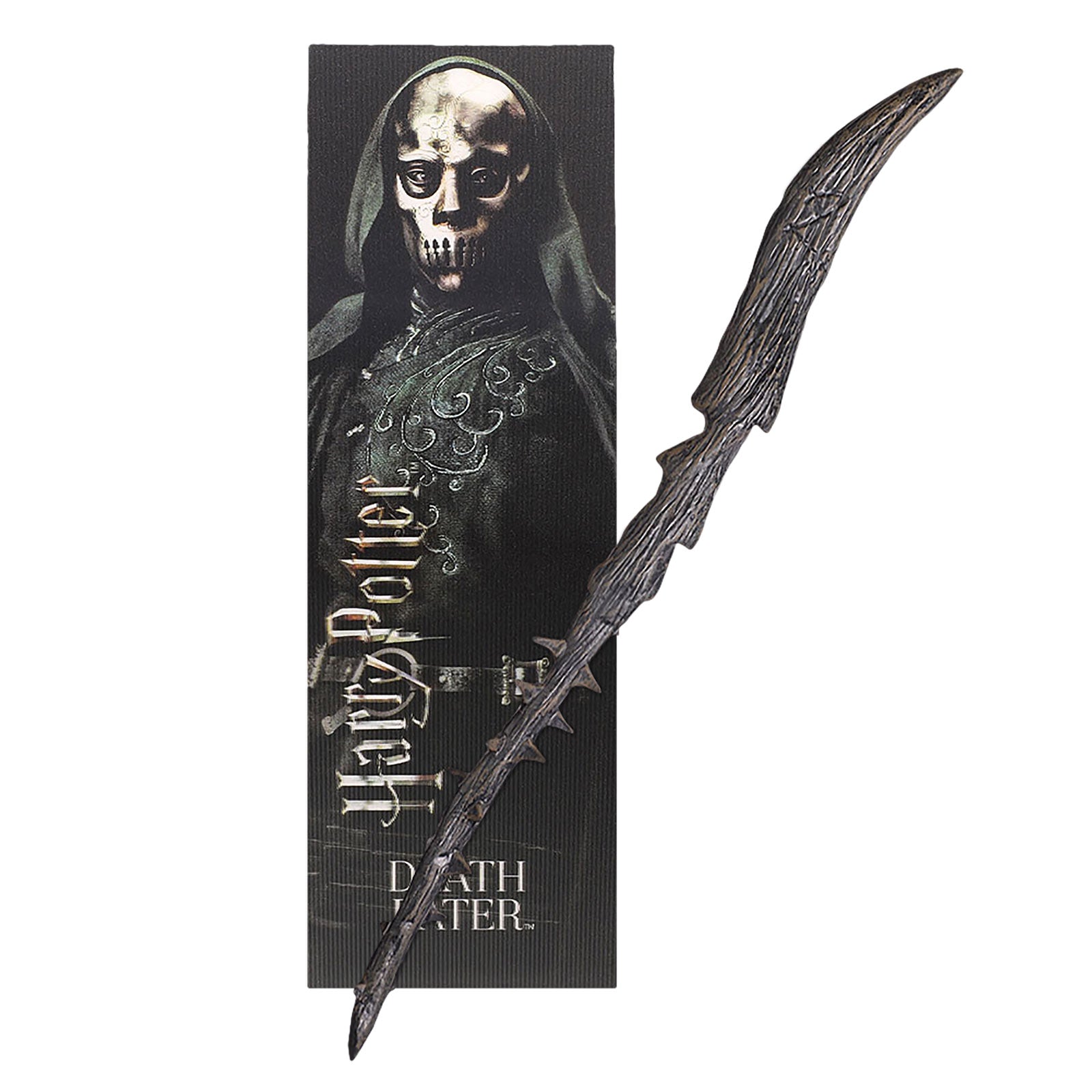 Product image Death Eater Wand for Young Wizards with Bookmark - Harry Potter