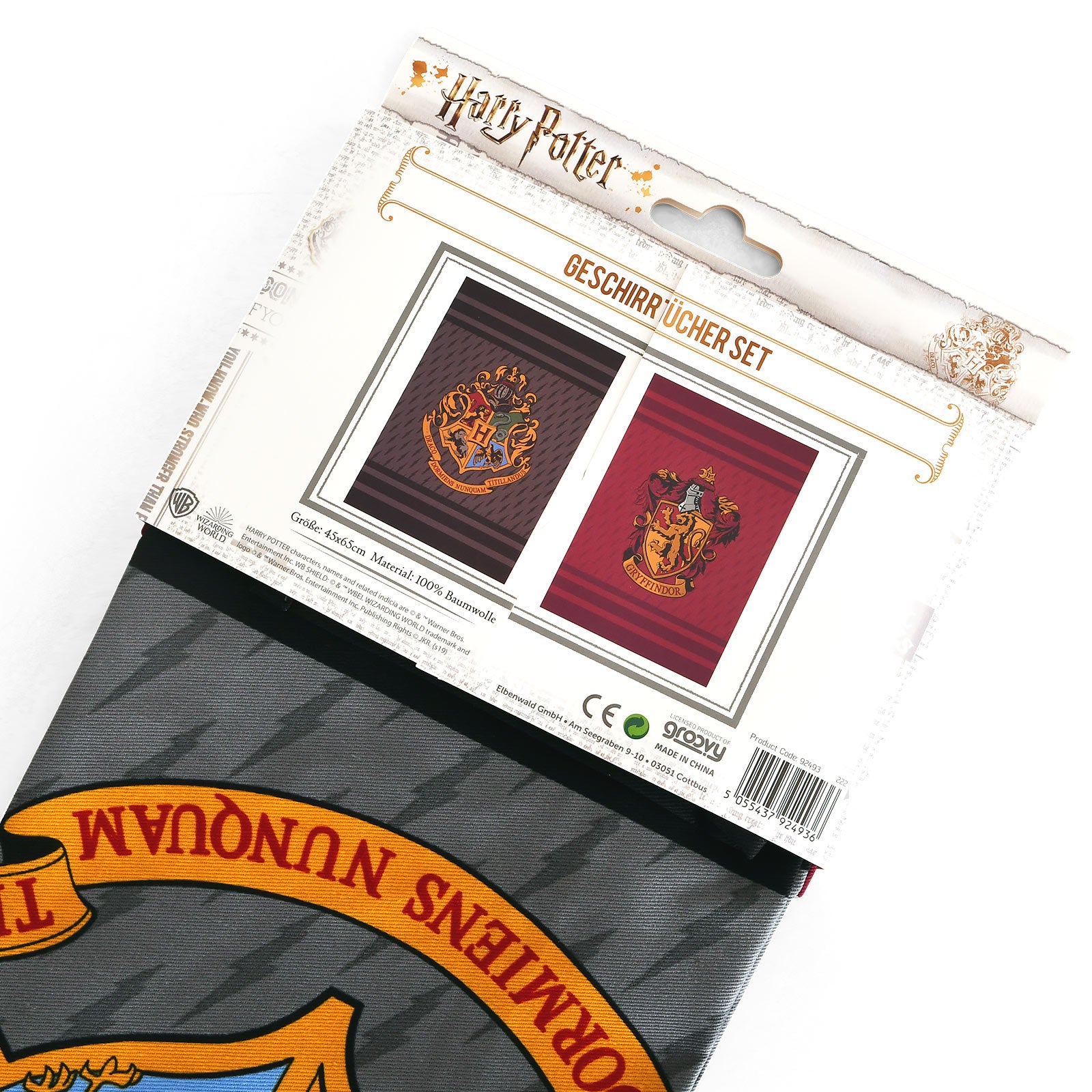Product image Harry Potter - Gryffindor & Hogwarts Tea Towels Set