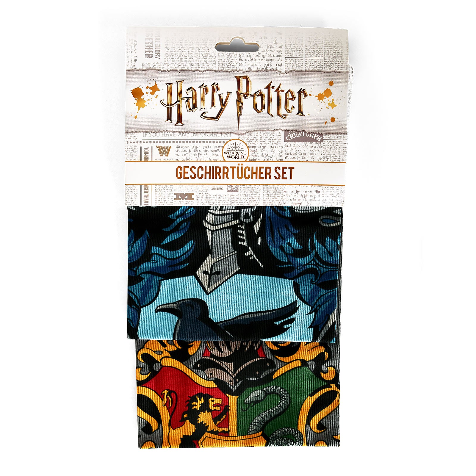 Product image Harry Potter - Ravenclaw & Hogwarts Dish Towel Set