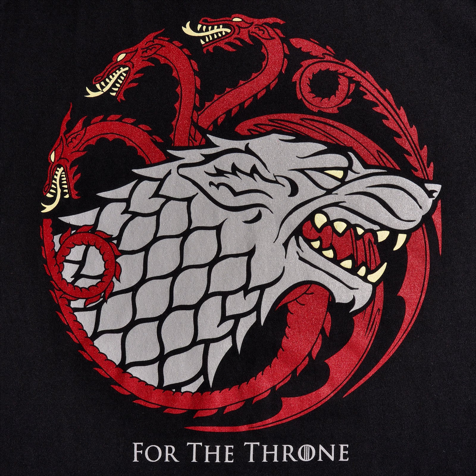Product image Stark & Targaryen For The Throne T-Shirt - Game of Thrones