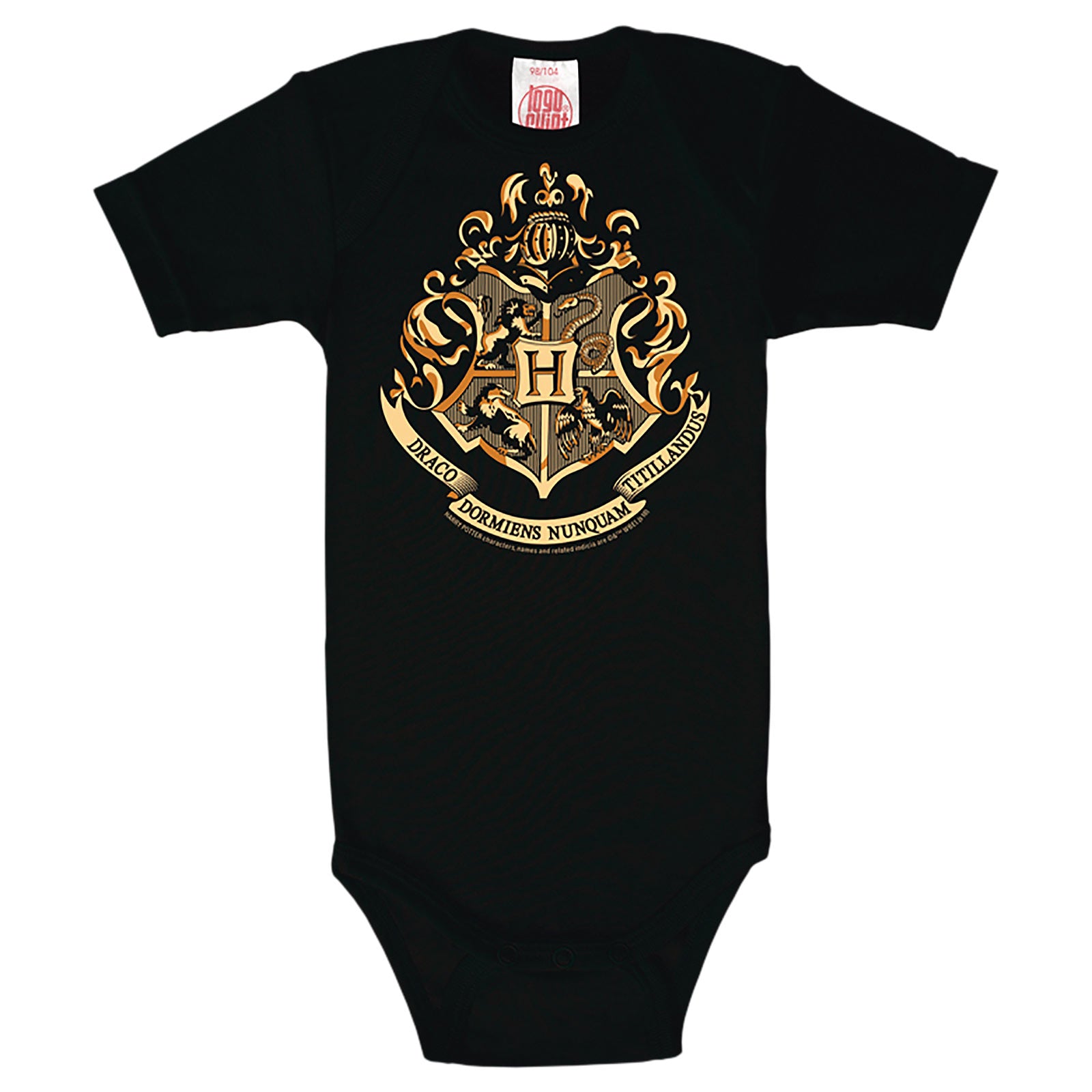 Product image Harry Potter - Hogwarts Crest Baby Bodysuit Black
