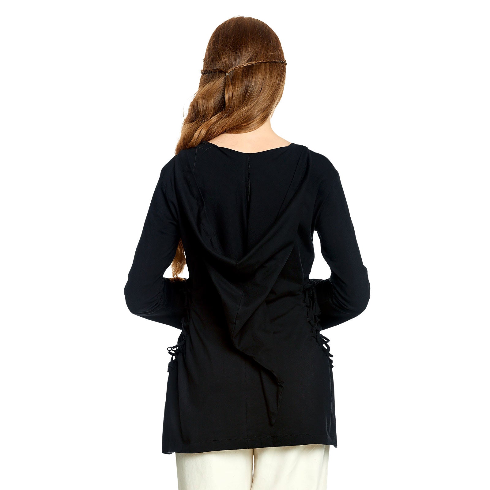 Product image Medieval Blouse Lea with Hood Black