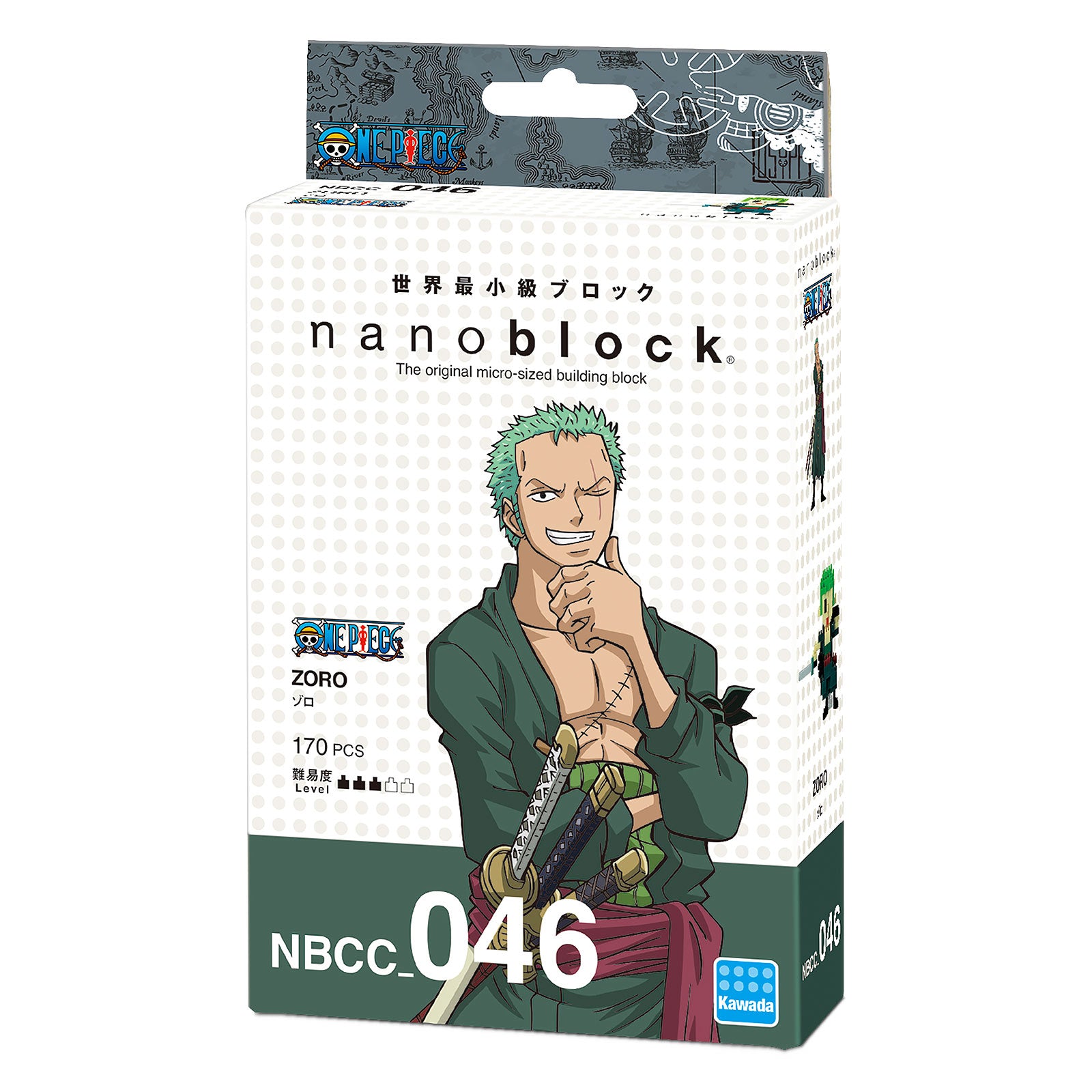 Product image One Piece - Zoro nanoblock Mini Building Block Figure