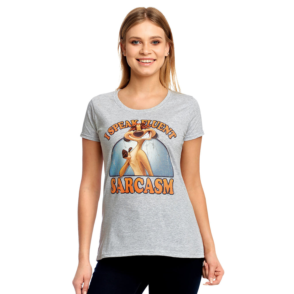 Product image The Lion King - Timon Sarcasm Women's T-Shirt Grey