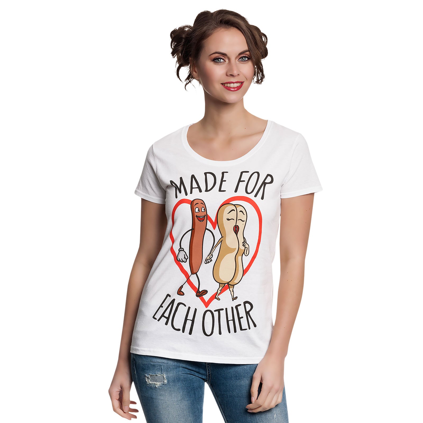 Product image Sausage Party - Made For Each Other Women's T-Shirt White