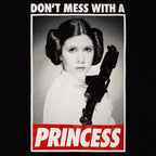 Product image Star Wars - Leia Don't Mess With a Princess T-Shirt black