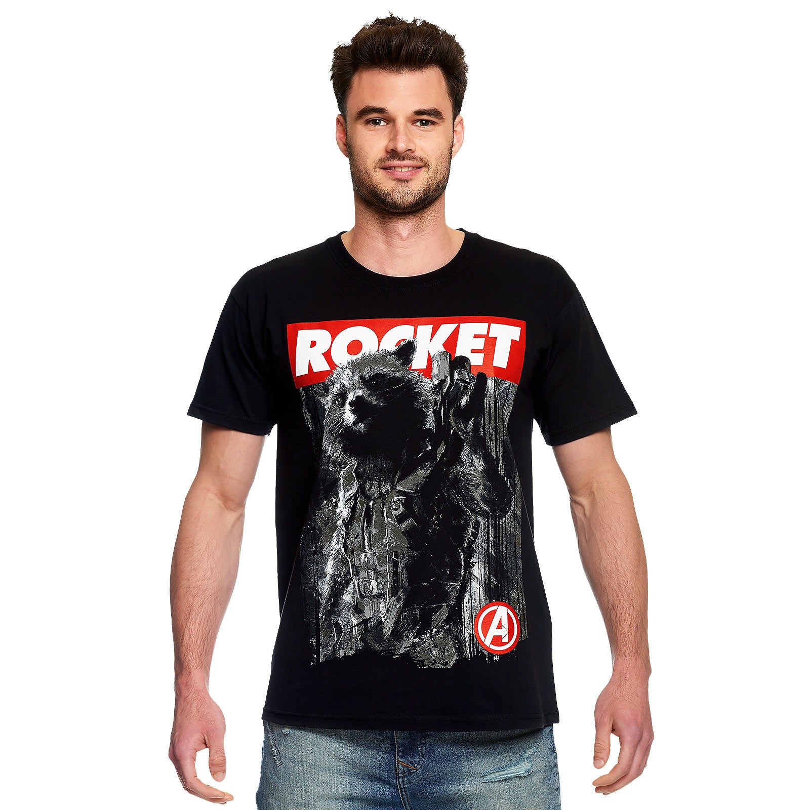 Product image Avengers - Rocket Raccoon T-Shirt Black