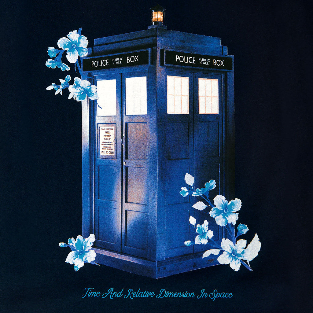 Product image Doctor Who - Floral Tardis Women's T-Shirt Blue