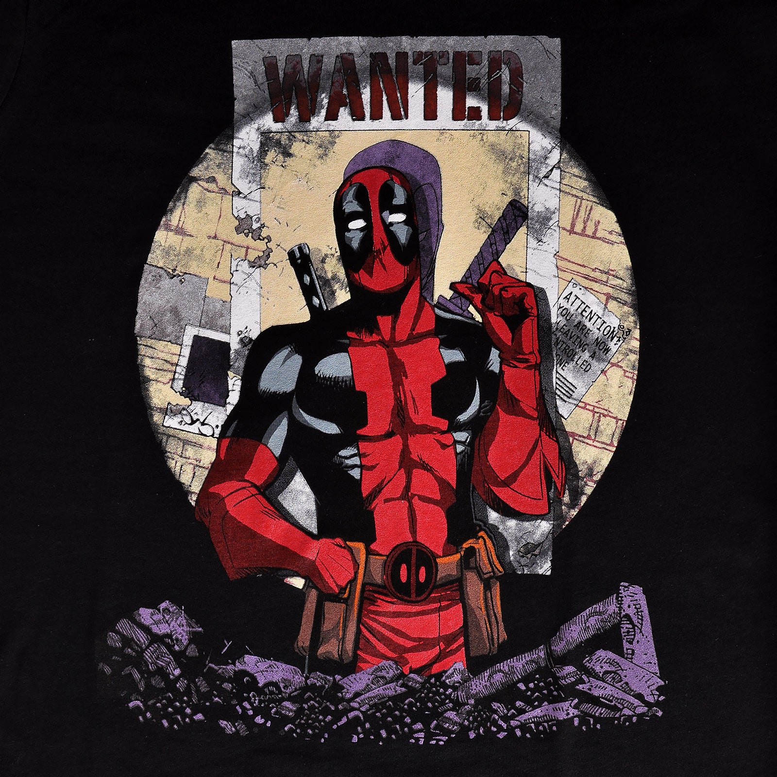 Product image Deadpool - Wanted T-Shirt black
