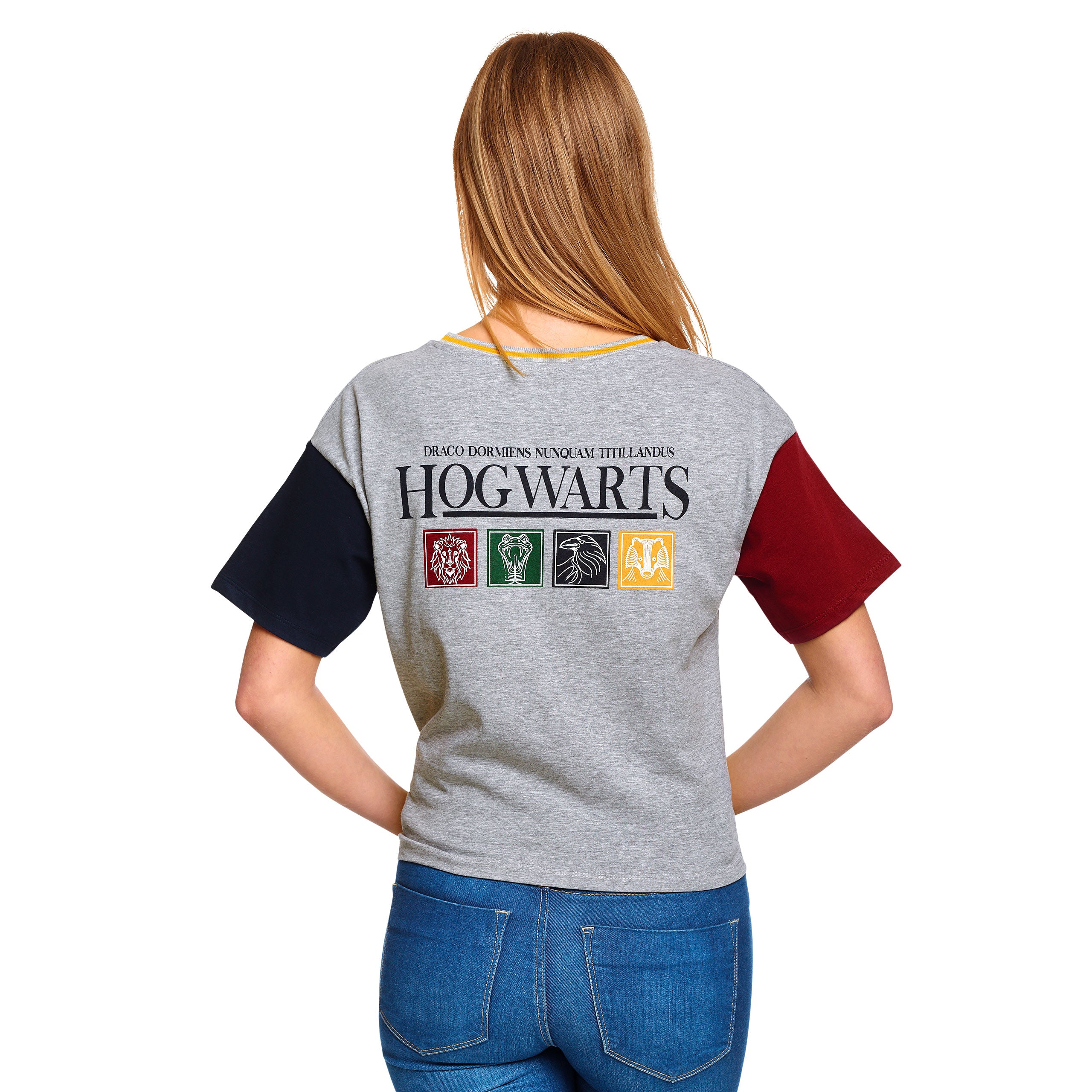 Product image Harry Potter - Hogwarts Crop Top Women's Grey
