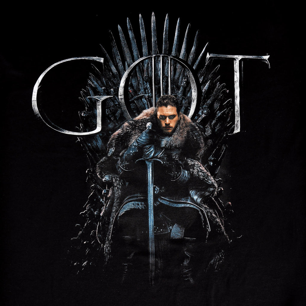 Product image Game of Thrones - Jon Snow For The Throne T-Shirt black